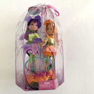 Mattel Barbie Fairytopia Petal Pixies Fairies Omma & Organza Dolls 2004 New